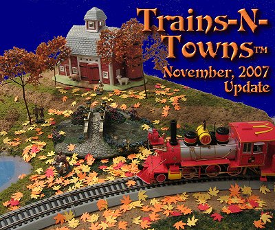 Trains-N-Towns. The official e-newsletter of Big Indoor Trains<sup><small>TM</small></sup> and Big Christmas Trains<sup><small>TM</small></sup>. 